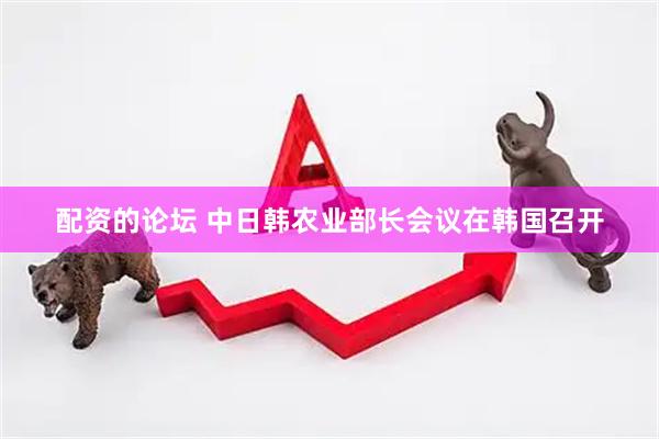 配资的论坛 中日韩农业部长会议在韩国召开